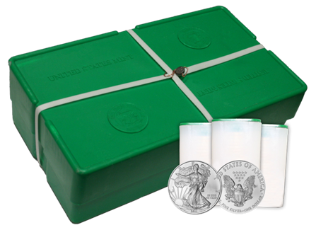 Picture of American Silver Eagle 1 oz Random Year - 500 Coins Box (Free Shipping)