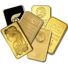 Picture of Gold Bar 1 oz Name Brand .9999 Fine - Carded (Our Choice)
