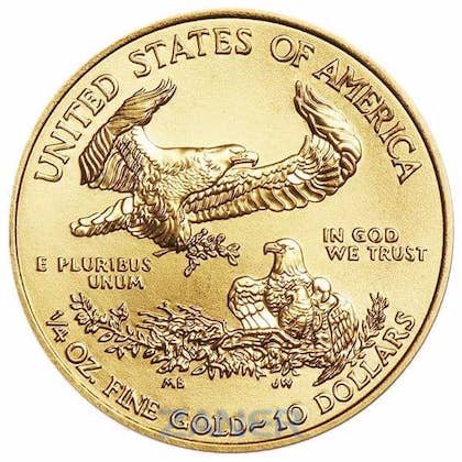 American Gold Eagle 1/10 oz Bullion Coin Type 1 Reverse Random Date