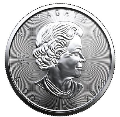 2023 Canadian Silver Maple Leaf 1 Ounce Bullion Coin Obverse