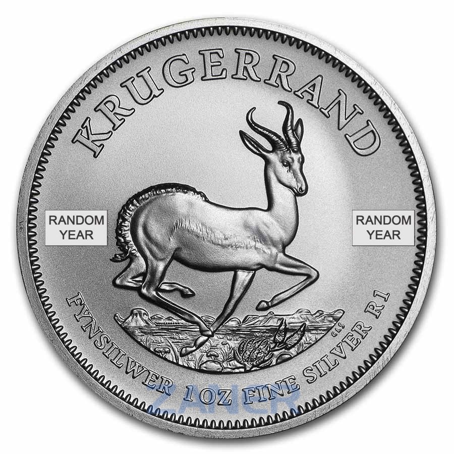 South African Silver Krugerrand Reverse