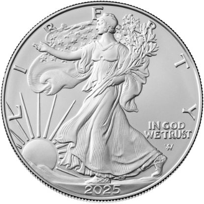 2025 American Silver Eagle Bullion Coin Obverse